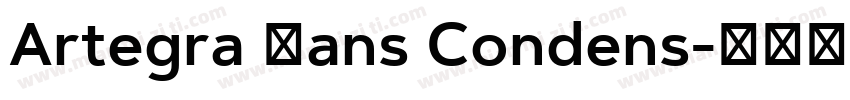 Artegra Sans Condens字体转换